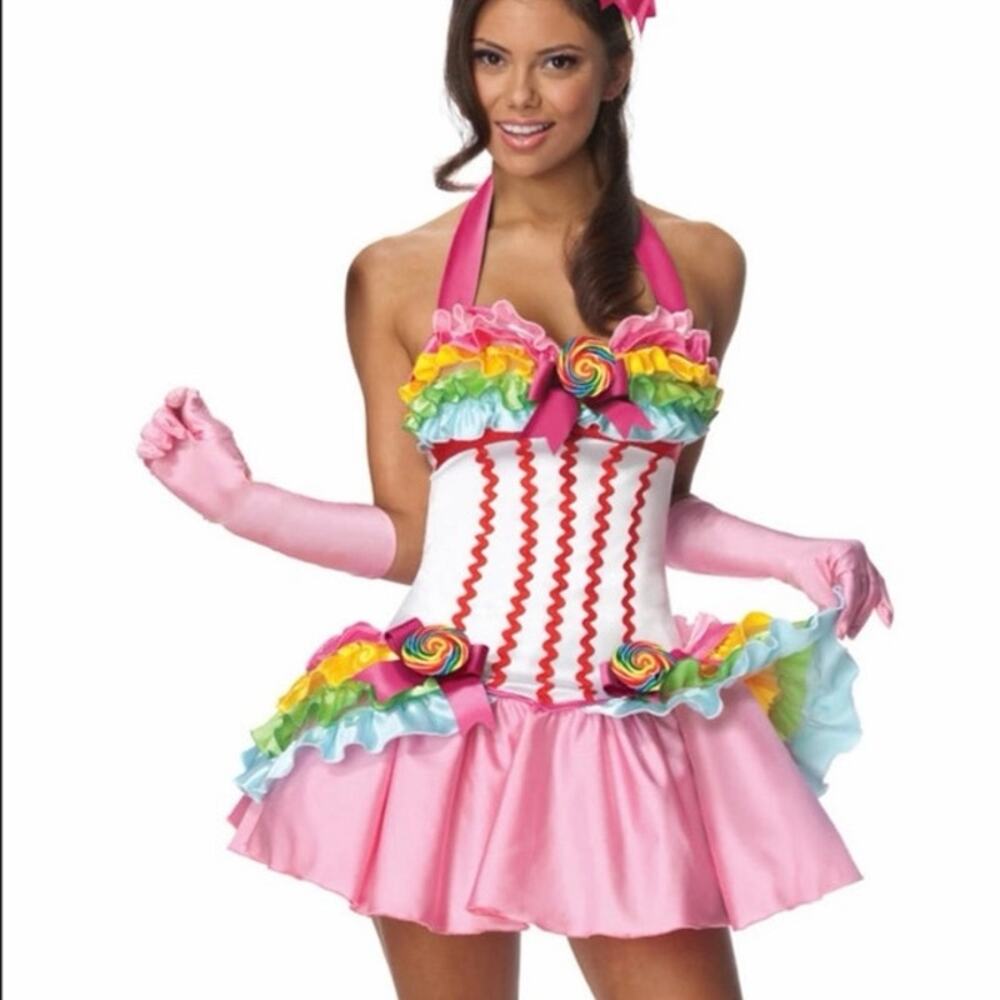 Y2K vintage Rubies size medium Womens Adult Sexy Lollipop Candy Girl Costume